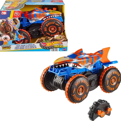 Monster Trucks - Tiger Shark Super Scalatore RC, Veicolo Radiocomandato Grande C