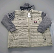 Ecko Unltd. Hybrid Puffer Jacket Olive/Gray M...