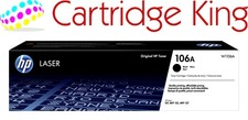 Image of HP 106A Black Original Laser Toner Cartridge - W1106A