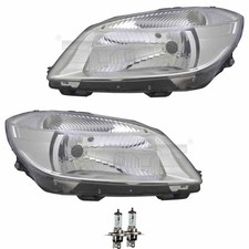 Scheinwerfer Set H4 für Skoda Fabia II 542 545 Roomster 5J inkl. Osram Lampen
