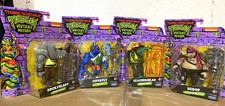 Nickelodeon TMNT Mutant Mayhem 4-Pack Rocksteady Bebop Leatherhead Superfly