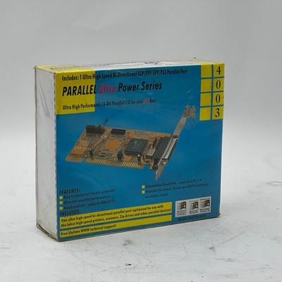 Dolphin FASTISA-4003 1-Port ECP/EPP Parallel ISA I/O Card 32 Byte FIFO New