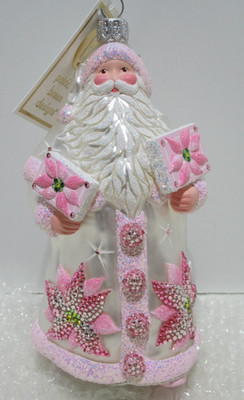 PATRICIA BREEN ~ 2024 ~ ''CRISTOBAL CLAUS~PINK POINSETTIA'' ~ HCB~B.C.R. ~ LOTTERY