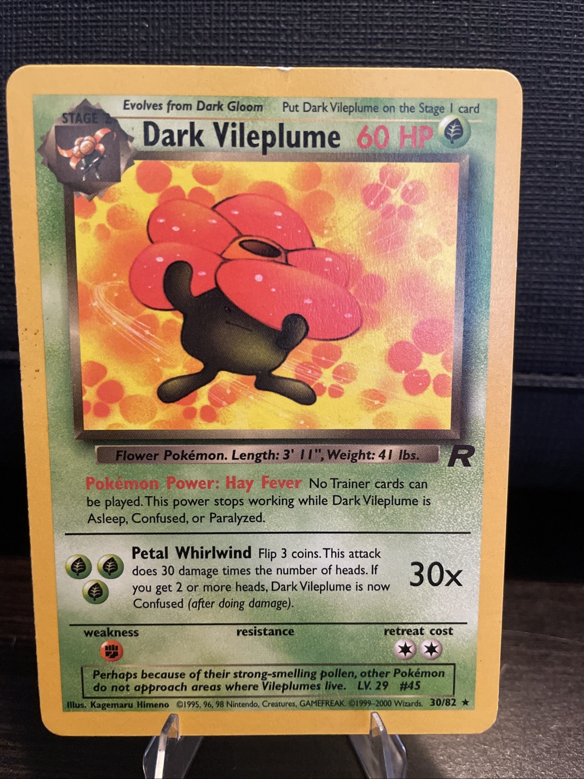 Dark Vileplume 30/82 Team Rocket Regular