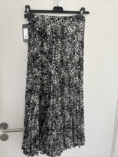 New Look Black & White  Midi Skirt 10