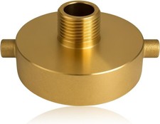 Fire Hydrant Hose Adapter 2-1/2" NST(NH) Female x 3/4" GHT Male Brass for Fire H