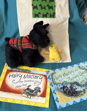 Hairy Maclary Story sack, 2 Books, Soft Toy dog and duck, EYFS, VGC, Free P & P