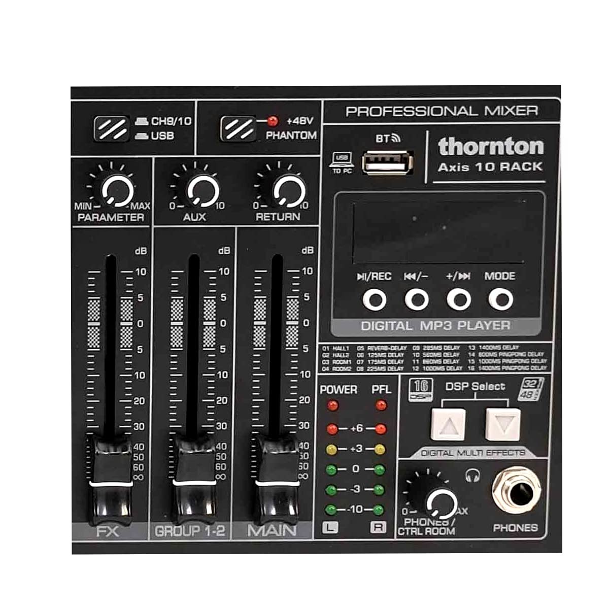 Rack Mixeur Axis 10 Support Châssis Métal 19 Pouces - 4