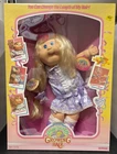 1987 Coleco #3570 Cabbage Patch Kids with Growing Hair blonde doll purple NRFB