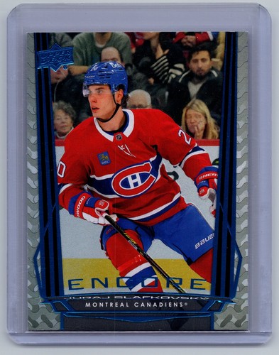 Juraj Slafkovsky [Blue] #E-38 2025 Upper Deck Encore card