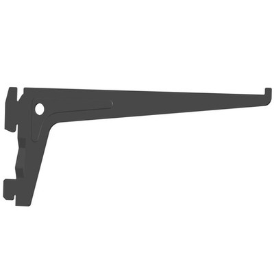 18133-00004= 2x Regal Träger Pro T 200 mm schwarz Classic 50 Element System Paar