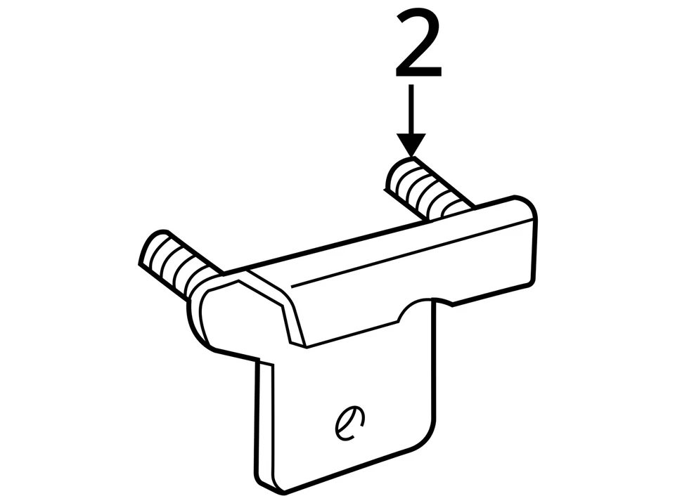Pontiac Grand Prix Montana 1997-2005 soporte ASM FRT fog LP 16520936 - NUEVO OEM Foto 3 de 3
