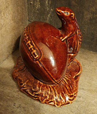 Vintage 1939 Red Wing Potteries Minnesota Gopher Football Souvenir RARE