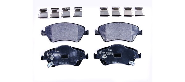 Neu - Hella 8DB355013-561 Bremsbelagsatz, Scheibenbremse FüR Toyota-image