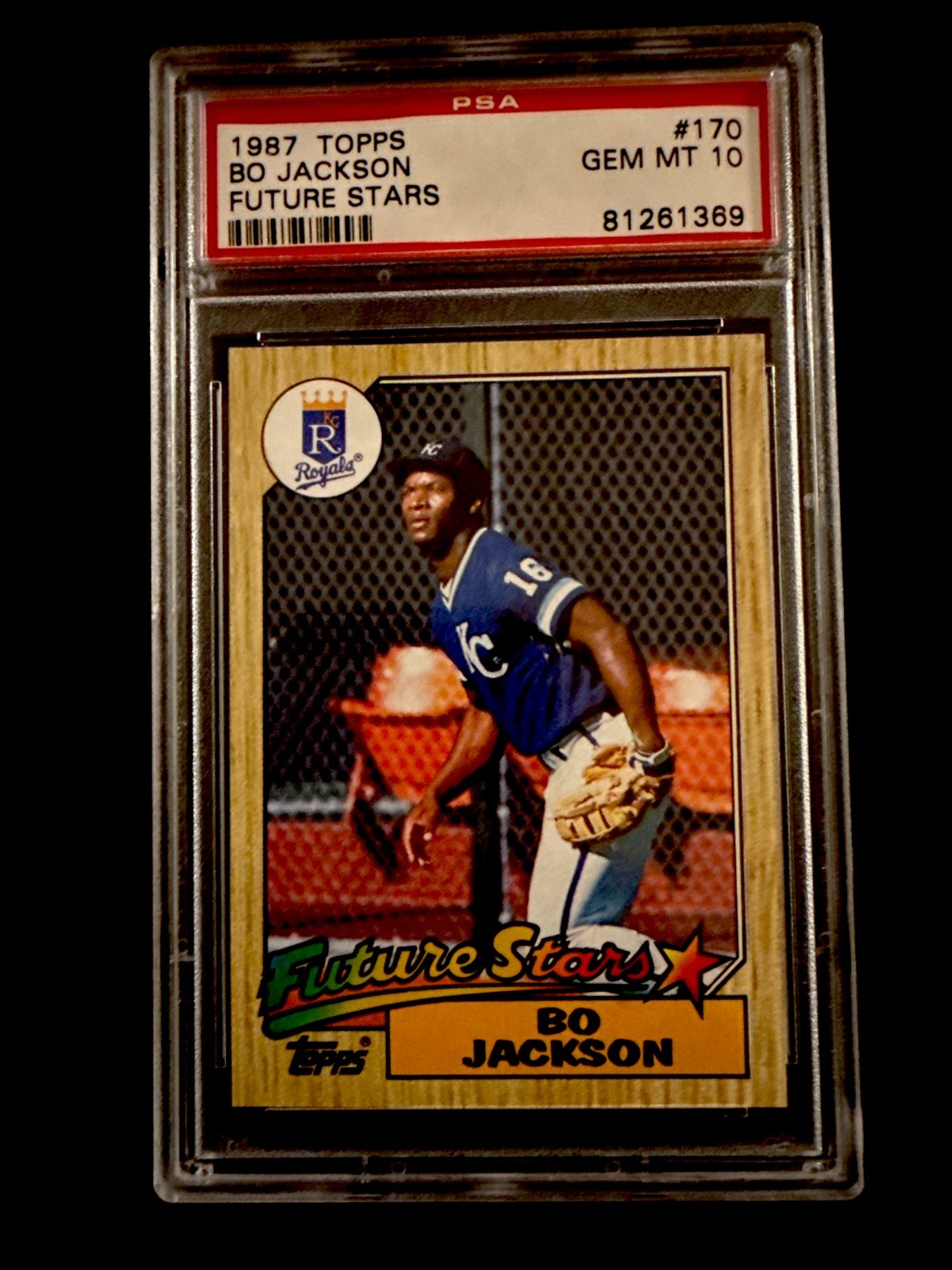Bo Jackson #170 Baseball Cards 1987 Topps trading card — raw and PSA graded price guide