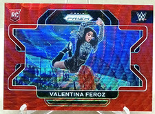 Valentina Feroz 2022 Panini Prizm WWE - Ruby Wave Prizm Rookie Card #92