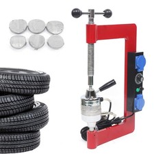 110V Hot Vulcanizing Tire Repair Machine 6 Molds 4000LBS Adjustable Timer