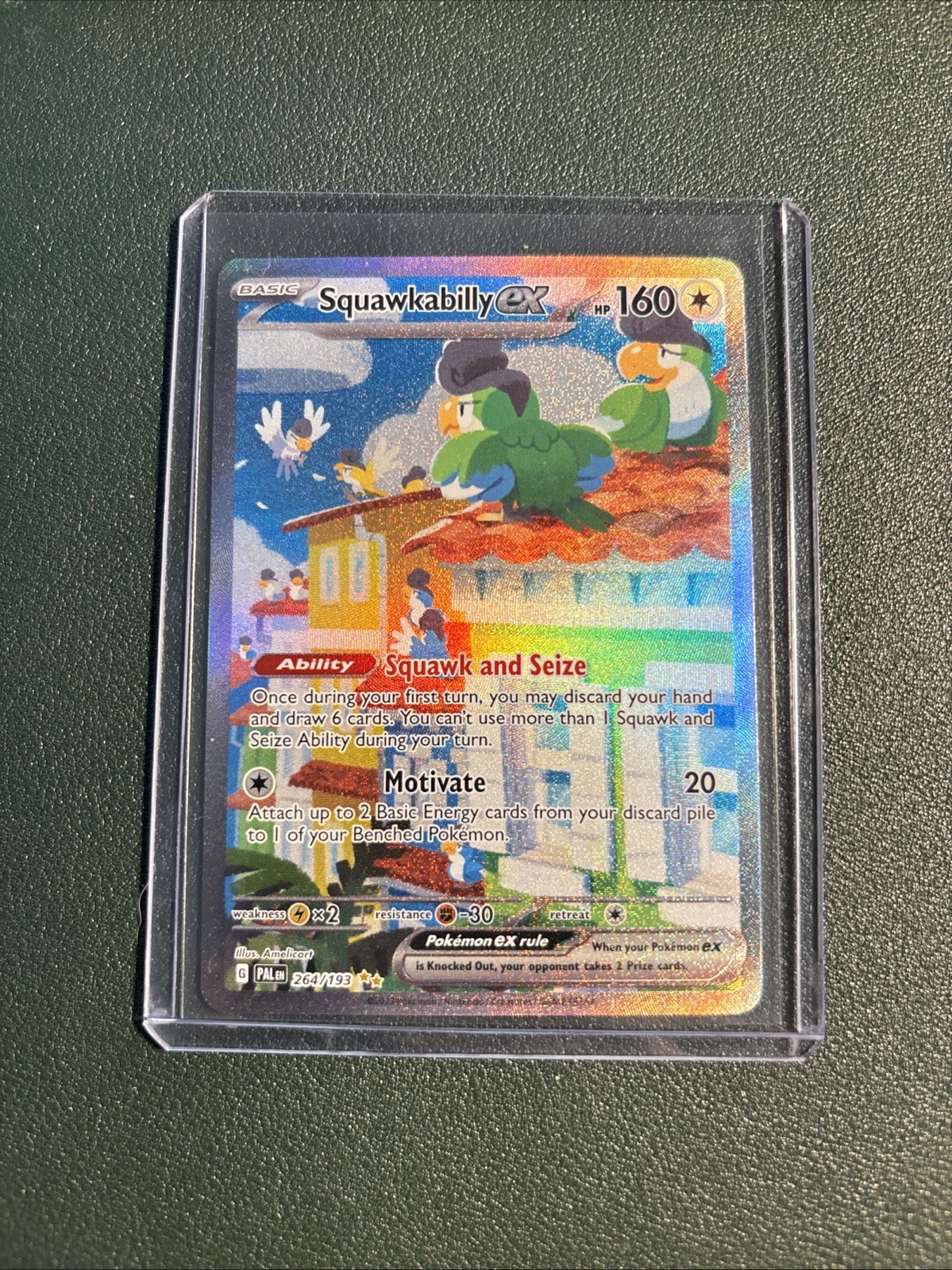 Squawkabilly ex SV02 Paldea Evolved- 264/193 - NM