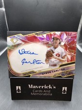 2025 Topps Diamond Icons Steve Carlton Chrome Autograph Red #1/5 Philles HOF