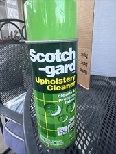 Vintage 3M Scotchgard Upholstery Fabric Cleaner Aerosol 14 Oz USA Made