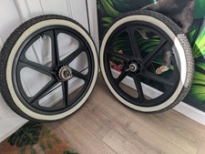 Skyway 6 Spoke Tuff Wheels 20 Inch Pair Old School BMX