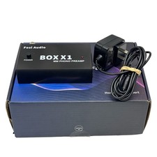 Fosi Audio Box X1 Phono Preamp for MM Turntable Mini Stereo Audio Hi-Fi Phono