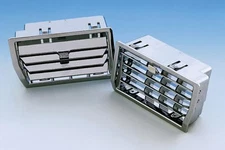 Show Chrome Lower Fairing Fresh Air Vents Motorcycle Street Bike 52-552