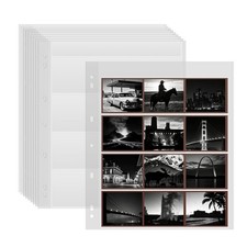 30 Pcs 120 Film Negative Sleeves Acid Free Archival Storage Pages