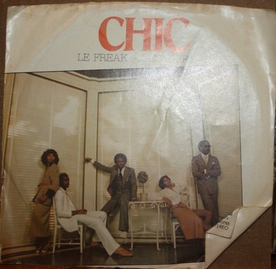 CHIC **Le Freak** SAVOIR FAIRE 70's Boogie Disco 45 on ATLANTIC 3519 Styrene