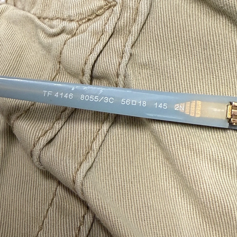 Tiffany & Co. TF4146 8055/3C Frames Only Black/Blue Cat Eye Sunglasses 56-18-145 - Image 3 of 4