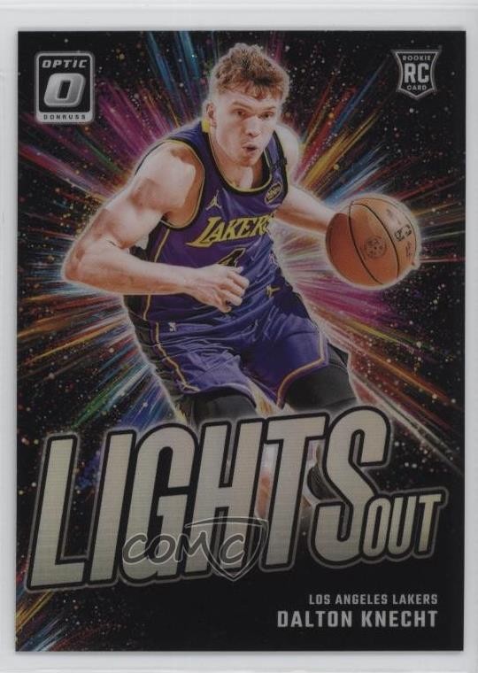 2024 Panini Donruss Optic Lights Out Holo Prizm Dalton Knecht #8 Rookie RC 17iv