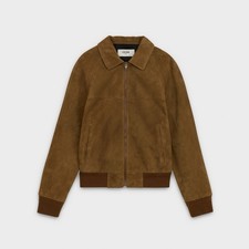 Celine Suede Blouson In Large