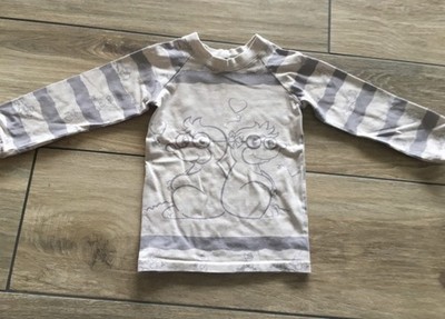 Handmade Langarmshirt Longsleeve Shirt Maulwürfe Gr. 92/98 Top Zustand