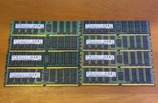 Lot of 8 32GB 4Rx4 PC4-2133P DDR4 ECC LRDIMM Server Memory