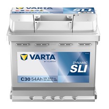 VARTA C30 Silver Dynamic 54Ah Autobatterie 12V 530A Starterbatterie 554 400 053