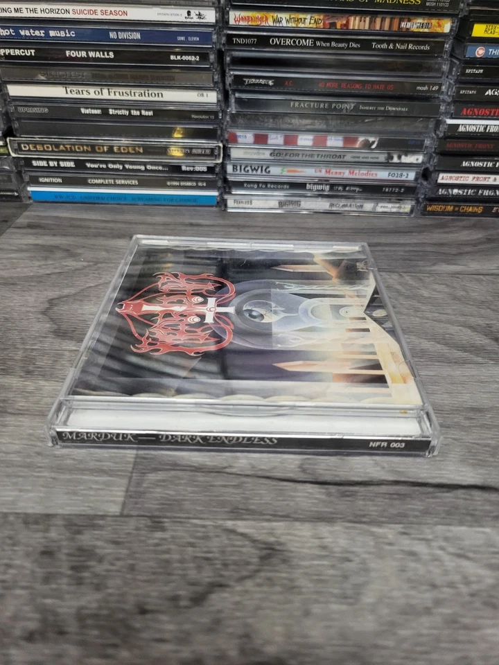 No Fashion Records Marduk Dark Endless CD 1992 NFR 003 Sweden Original Release - Imagem 4 de 4