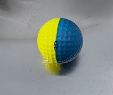 New Ping Eye Karsten Collectible Two Tone Golf Ball Yellow/Blue