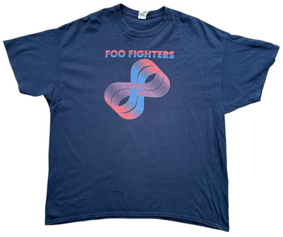 Foo Fighters Loops Logo T-Shirt Blau 2XL