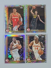 Atlanta Hawks Team Refractor Lot (4) 2025/26 Topps Chrome Pulsar JJ, Risacher + 