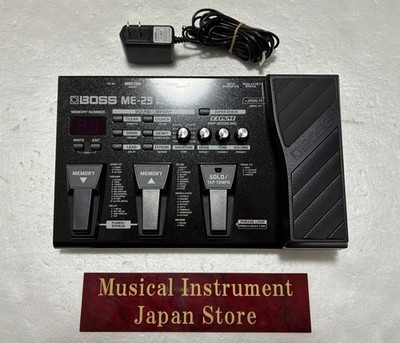 Boss ME-25 Multiple Effects Guitar Effect Pedal with Adapter Used