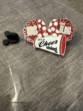 Pin Disney Minnie Mouse Animadora Cheer Leader Cosa Arcos y Bling Megáfono