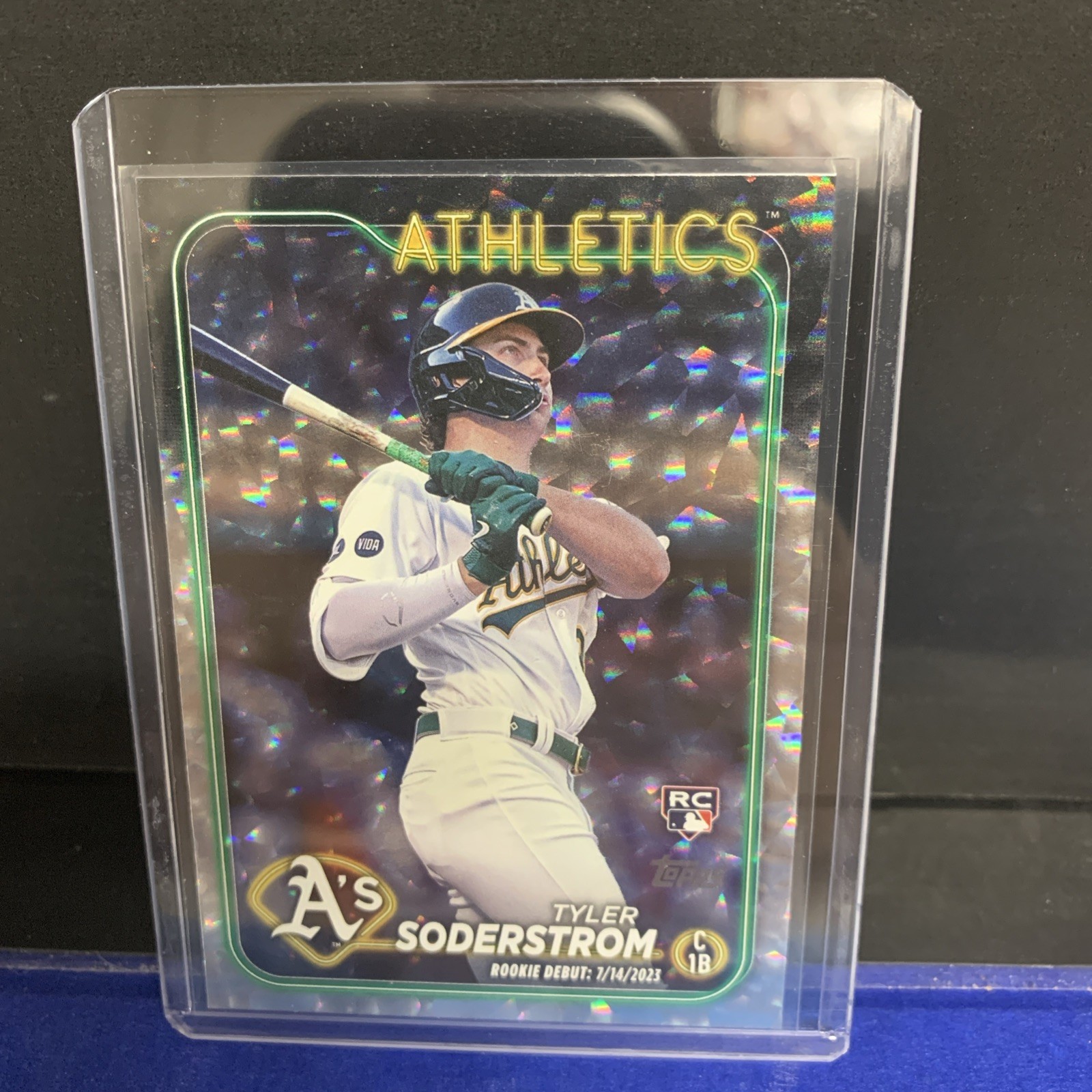 2024 Topps Update - Rookie Debut Tyler Soderstrom #US116 Silver Crackle (RC)