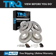 TRQ Brake Pad & Rotor Kit Ceramic Fits 2021-2023 Nissan Rogue