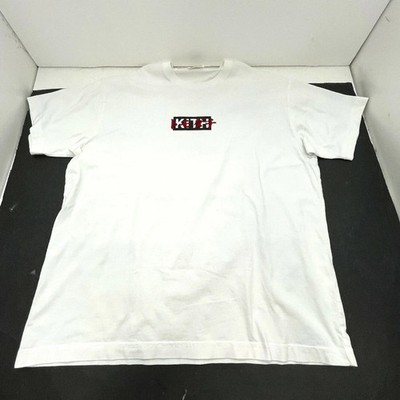 Used KITH Tokyo Box Logo Tee Size L Tomodachi Japan Streetwear Rare White japan