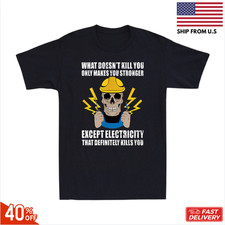 Funny Electrician Gift for Electrical Engineer Electricity Gift Men's T-Shirt !!