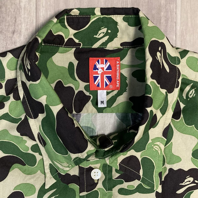 Vintage BAPE ABC CAMO Green Shirt a bathing ape NIGO Size M | eBay