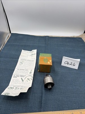 Vintage GREENLEE No. 730 1 1/8'' (Round) Radio Chassis Punch w/ Original Box