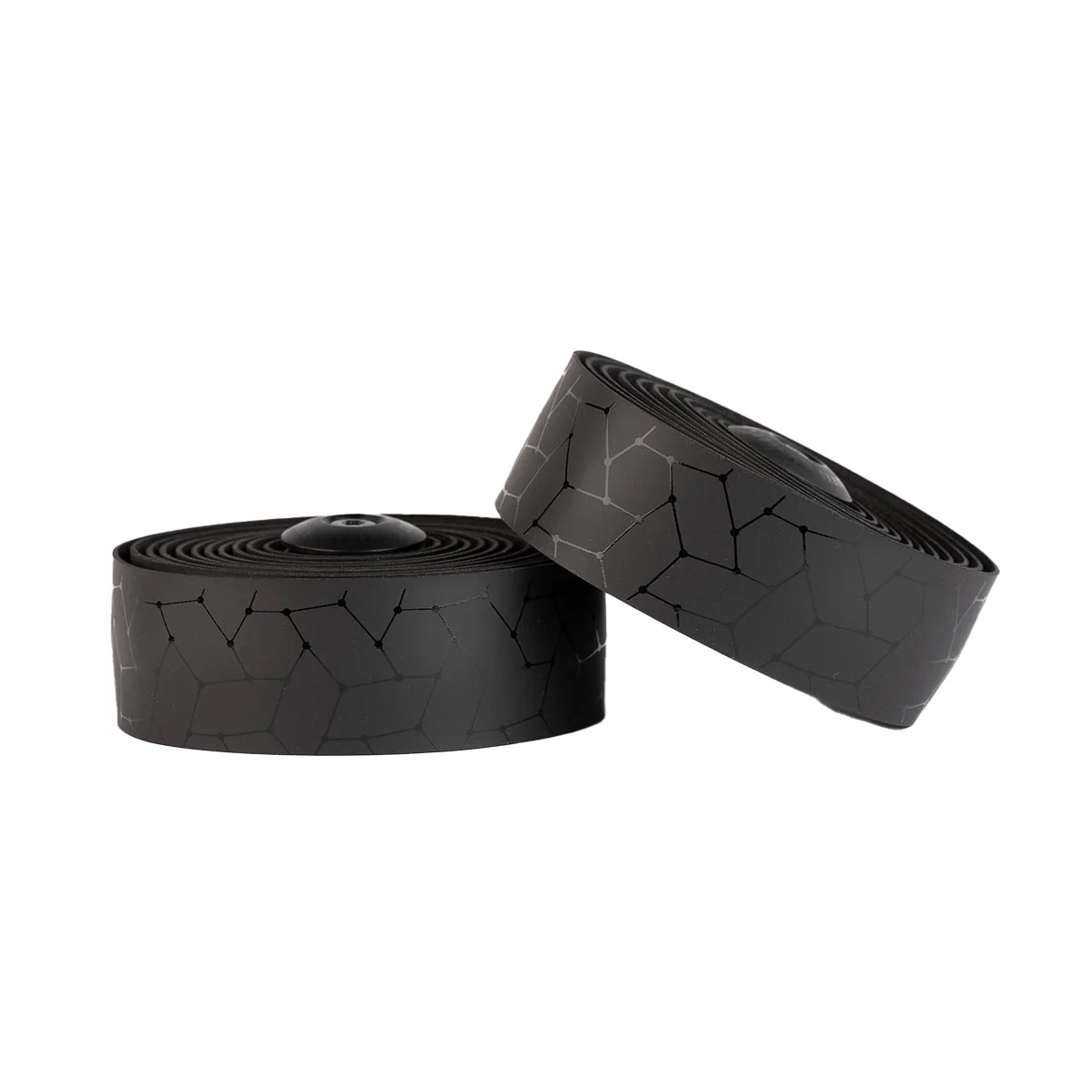 Burgh Classic Silk Stealth Black Bicycle Bar Tape with Shock-Absorbing Gel and 10190₽