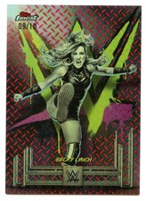 2025 Topps Finest WWE RED Common Refractor Card 63 | Becky Lynch #09/10