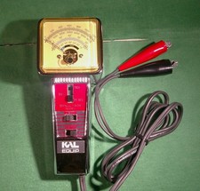 Vintage Kal-equip Model R-11 Dwell-tach Meter Tester Works On Point Ign System